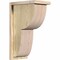 Ekena Millwork Crestline Rough Sawn Corbel w/Backplate, Douglas Fir, 8"W x 12"D x 20"H COR08X12X20CRE01RDF - alternate 1